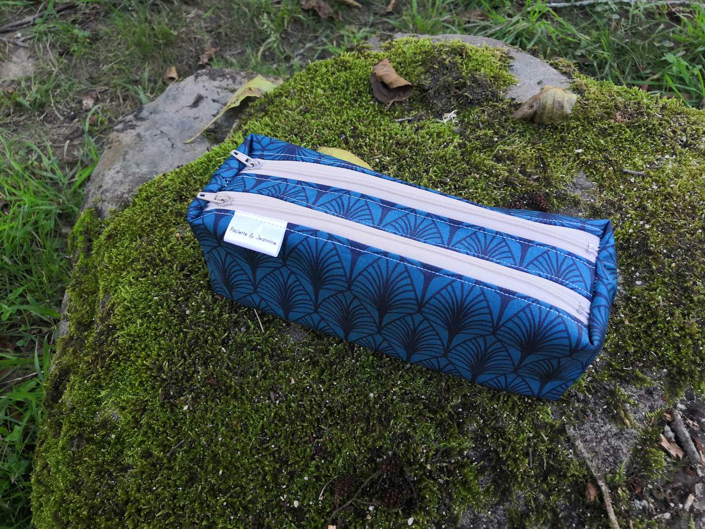 Trousse double fermeture eclair - Article sur mesure