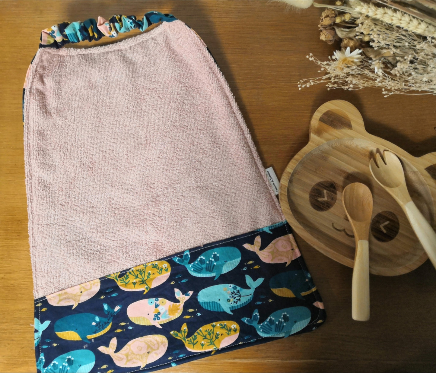 Serviette élastique Baleine - Article en stock