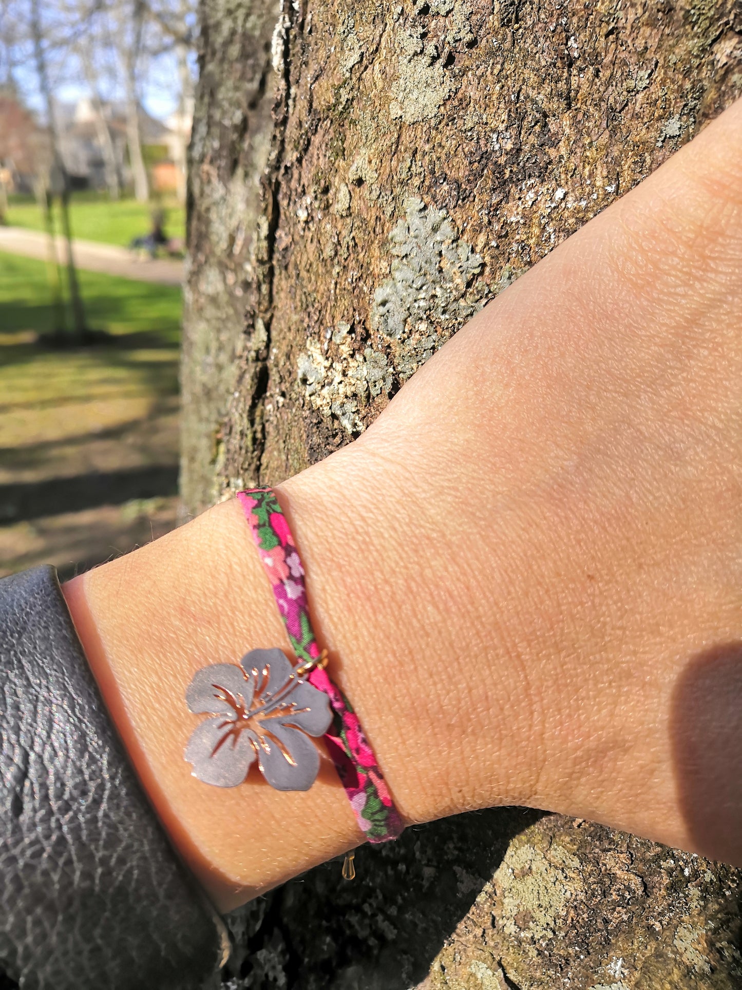 Bracelet en liberty - Article en stock