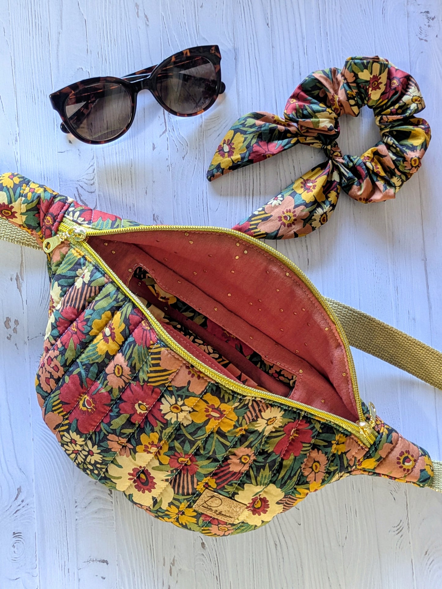 Banane en liberty matelassé