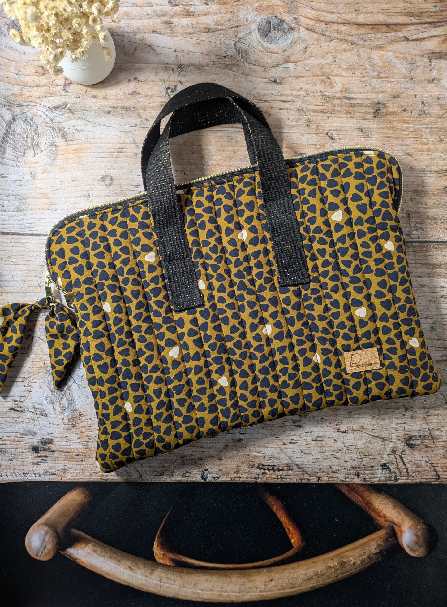 Ma jolie pochette d'ordinateur avec anses