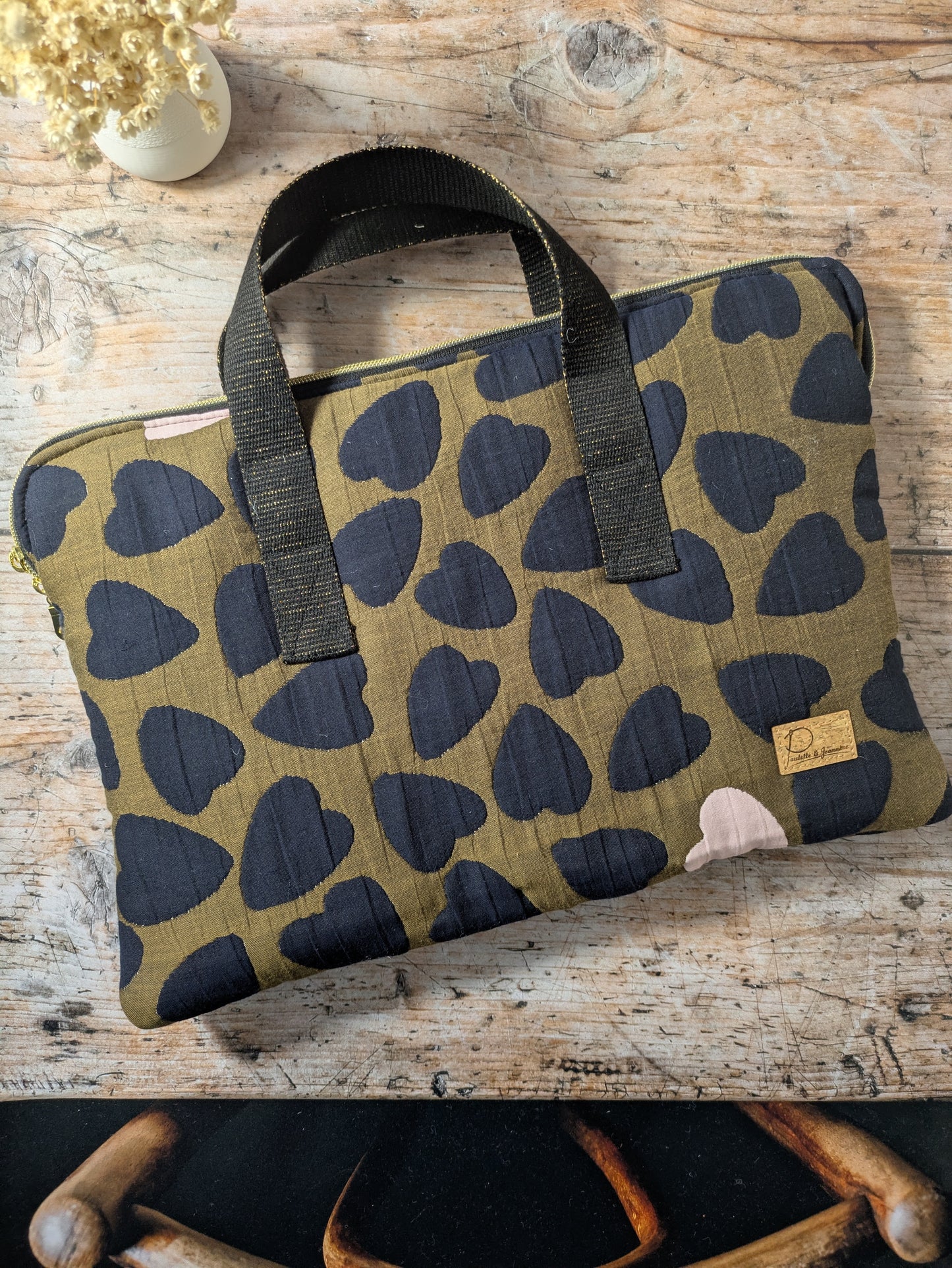 Ma jolie pochette d'ordinateur avec anses