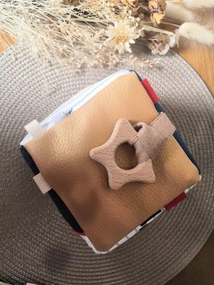 Cube d'éveil Pirate & Pirate - Jeu d'éveil pour bébé CE - A personnaliser