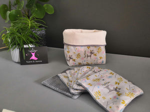 Lingettes démaquillantes lavables - Article sur mesure